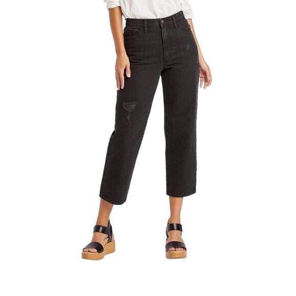 Universal Thread Black Vintage Straight Jeans size 26W - Picture 1 of 8